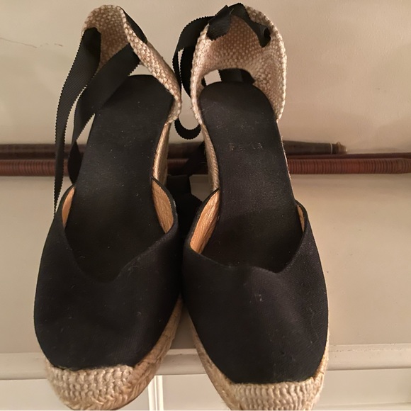Christian Louboutin  black espadrilles  38 - Picture 2 of 5